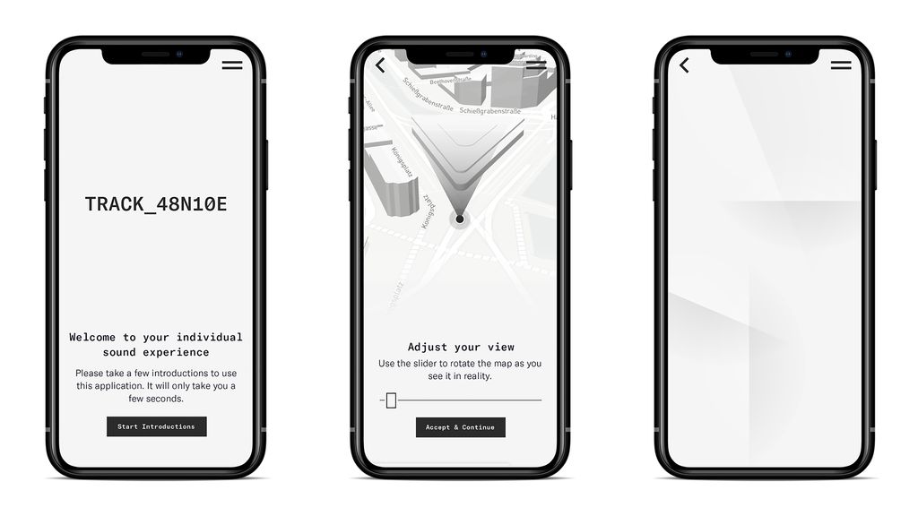 Screen designs mobile app